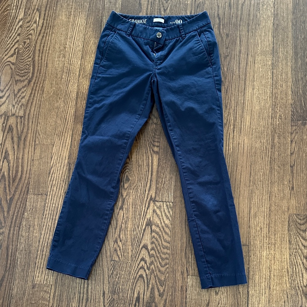 J. Crew Dark Blue Stretch Pants